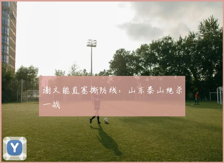 谢文能直塞撕防线，山东泰山绝杀一战