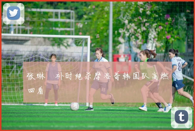 张琳芃补时绝杀摩洛哥韩国队高燃回看