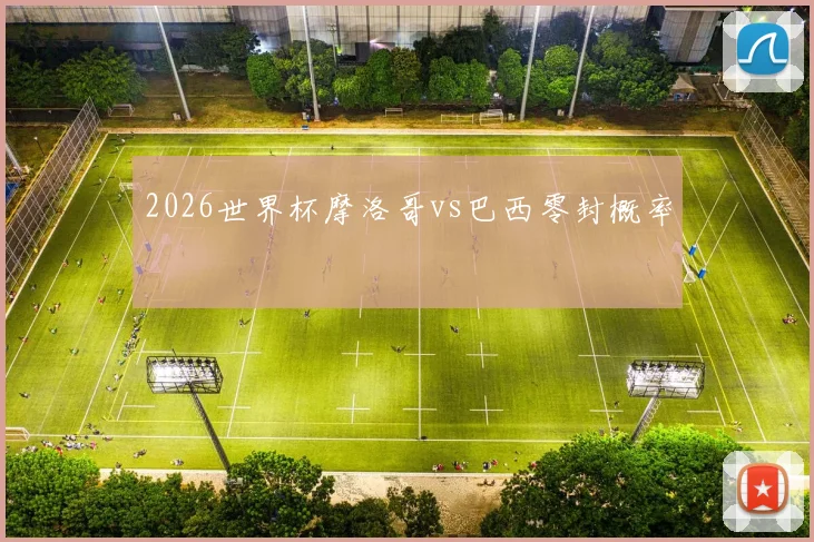 2026世界杯摩洛哥vs巴西零封概率