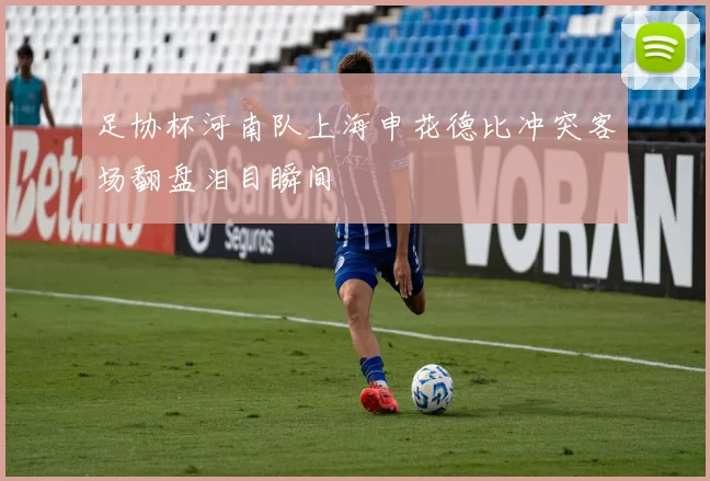 足协杯河南队上海申花德比冲突客场翻盘泪目瞬间